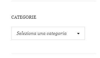 Categorie: uno strumento in più per i lettori Categorie: uno strumento in più per i lettori
