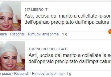 Il femminicidio va su tutto. Anche sulle morti bianche Il femminicidio va su tutto. Anche sulle morti bianche