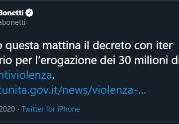 Ministro Bonetti, a che servono i centri antiviolenza? Ministro Bonetti, a che servono i centri antiviolenza?